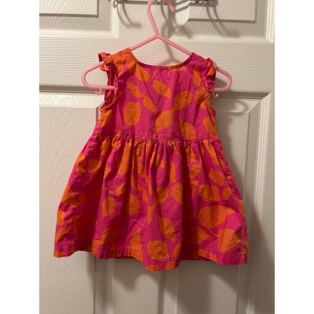Carters Baby orange and pink - 12 Month Dress